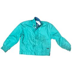 Vintage Members Only Turquoise Colored Jacket Size 40