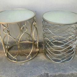 Metal Frame End Table 