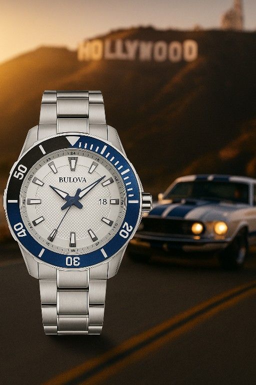 Bulova Men's Classic Calendar Quartz Silver Watch Stainless Steel 44 MM Offers Welcome 