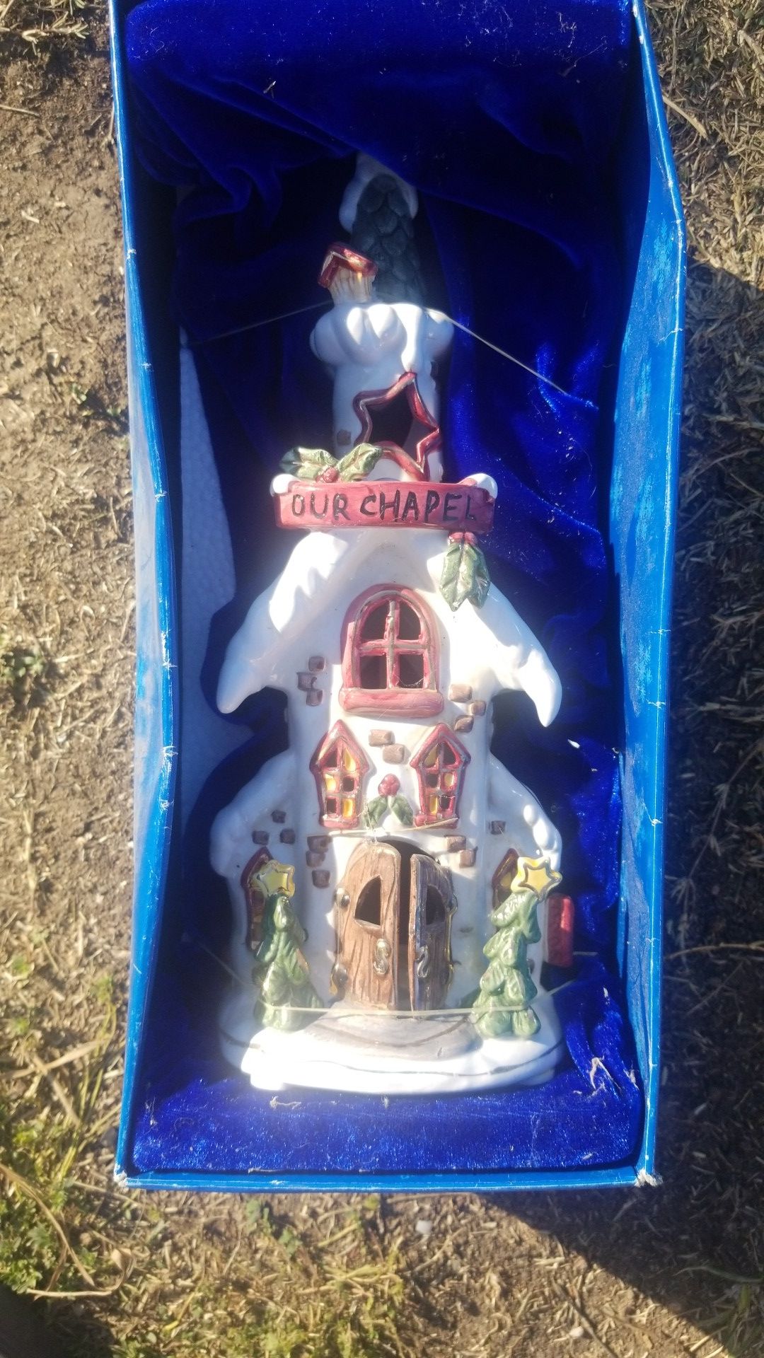 Christmas candle holder