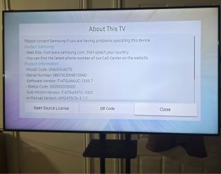 65" 4K Samsung TV + Soundbar