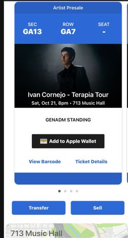 Ivan Cornejo Tickets