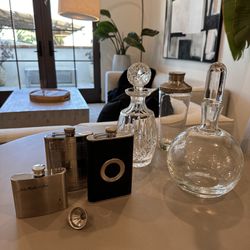 Bar Decanters and Flasks