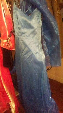 Icy blue dress