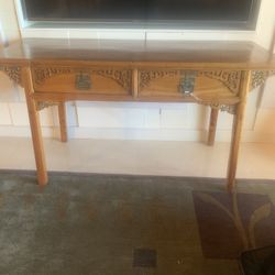 Carved Handmade  Chinese  Table 