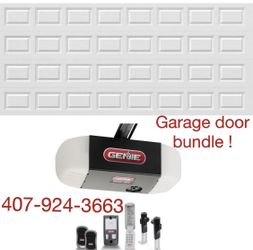 GARAGE DOOR AND OPENER *