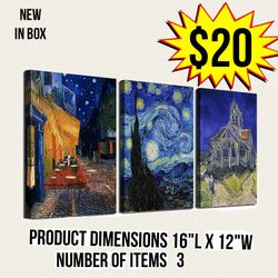 New Trio Of Vincent Van Gogh