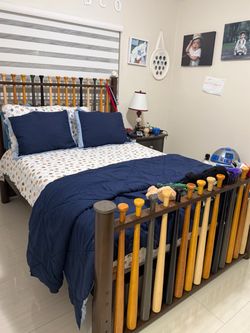 Baseball bed with drawer