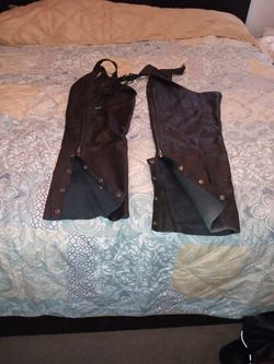Leather Motorcycle Chaps