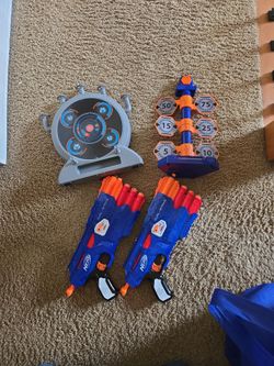 NERF GUNS AND NERF Targets