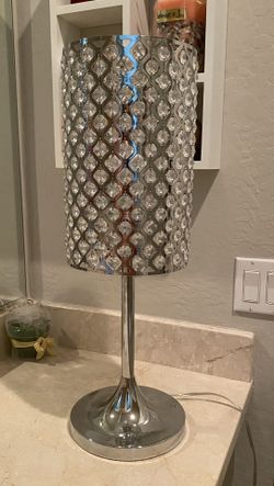 New! Modern Chrome Table Lamp