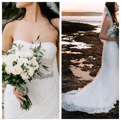 Wedding dress size 2-4