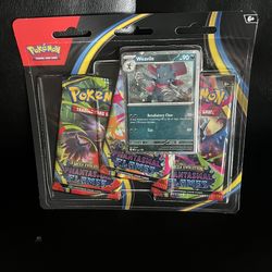 Pokemon Phantasmal Flames 3 Pack Blister [Weavile] - ME02: Phantasmal Flames NEW SEALED