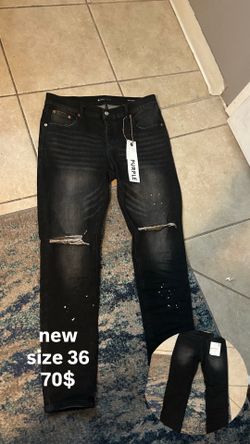Purple jeans