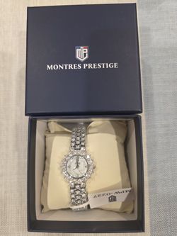 Montres Prestige X Invicta Women's Watch MPW-0227 Crystal Band/Case Sparkle Face