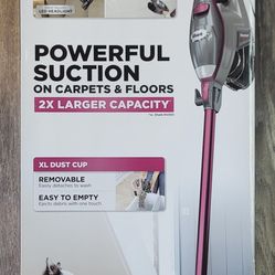 Shark Rocket Pet Corded Stick Vacuum HV301PR 8.5" Cleaning Path Purple