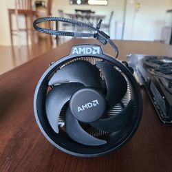 AMD Ryzen 5 1600 Processor with AMD Wraith Spire Cooler - Tested And Cleaned