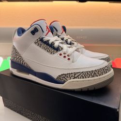Jordan 3 True Blue 