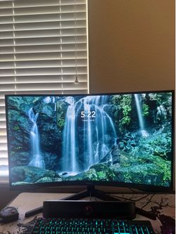 Samsung odyssey G5 32 inch curved monitor QHD