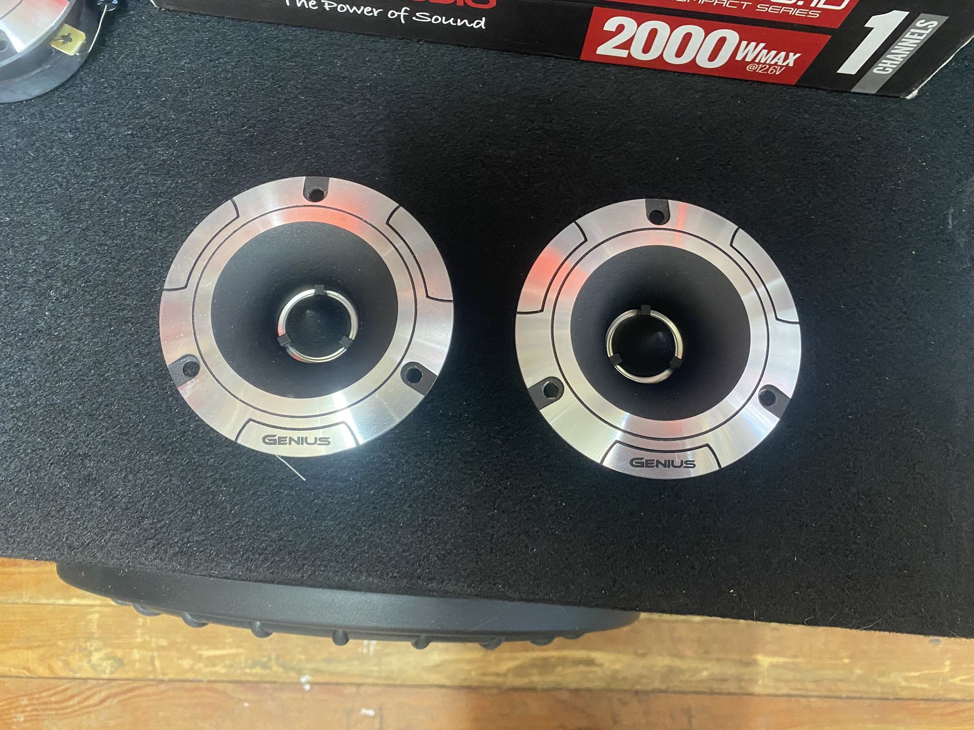 Genius Audio Aluminum 3.75” Bullet Tweeters (Pair) Display Model