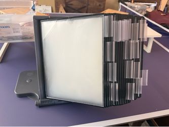 Weighted Desktop Reference Organizer / Flip File Rack