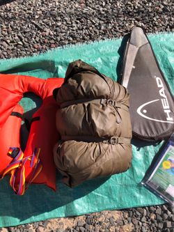Military sleeping bag or tent. Army issued.