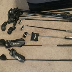 G430 Ping Golf Clubs Set. G425 Driver And A G425 3 Wood Hybrid  And A Ping Putter Tyne G 