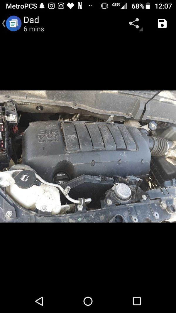 2012 chevy traverse 3.6 engine and awd transmission for Sale in South