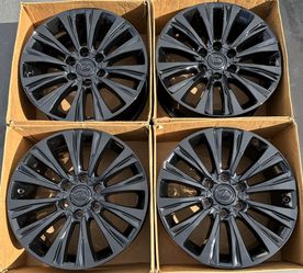 19” Lexus GX460 factory wheels rims gloss black new
