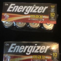 16 D8 Max energizer batteries