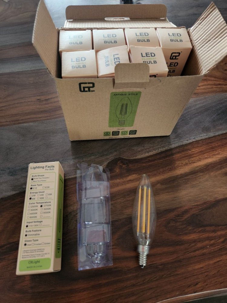 8w E12 Dimmable Light Bulbs