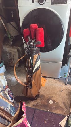 Golf Clubs and bag