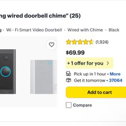 Ring Wired Doorbell With Chime