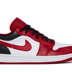 Air Jordan 1 black And red (red Bottoms) 