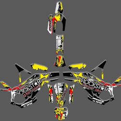 ERIDE ELECTRIC BIKE PRO SS GRAPHIC STICKERS 