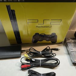 Playstation 2 Slim In Original Box