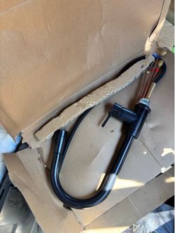Black Kitchen Faucet with Supply Lines