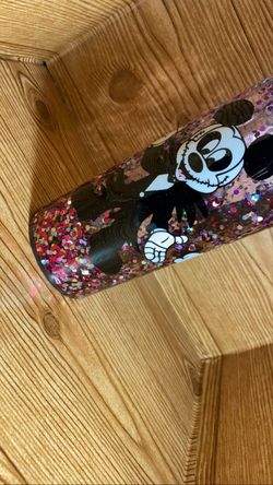 micky and minnie snow globe tumbler