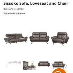 Ashley Sofa, Loveseat and Chair 