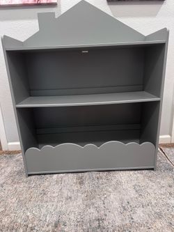 Grey Kids Cloud bookcase