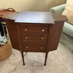 Side Table / Sewing Cabinet 
