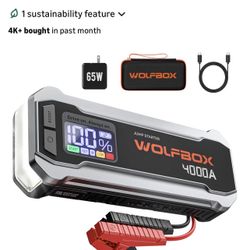 WOLFBOX 4000A Jump Starter