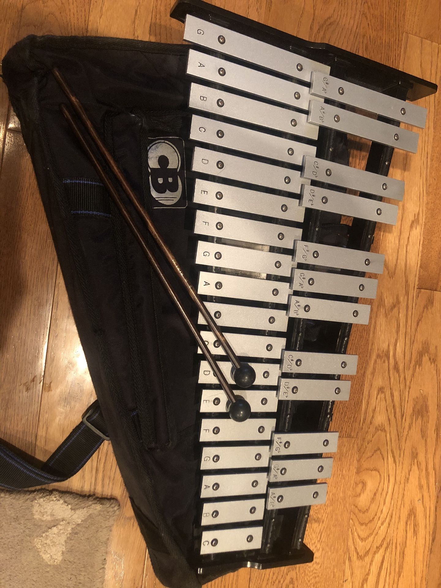 Nice CB Kaman Xylophone with Mallets and Soft Case