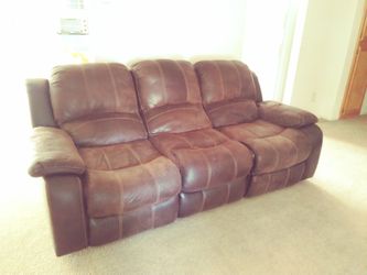 Couch. Vacuums. Panasonic tv w/ DVD/VHS player