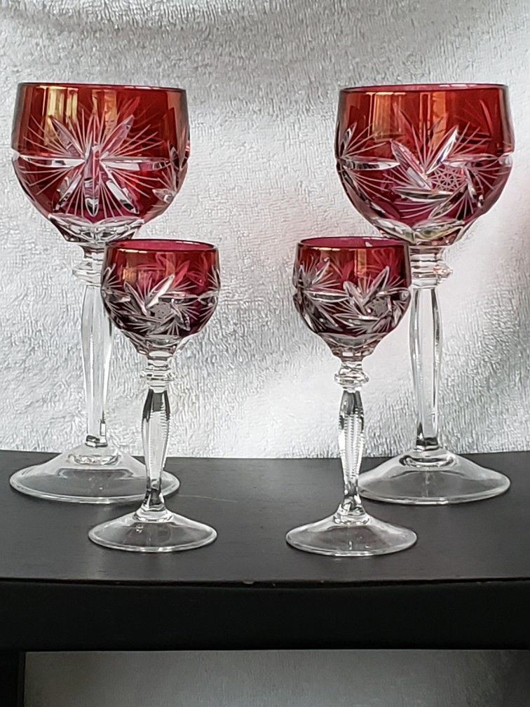 Crystal Wine & Cordial Glasses