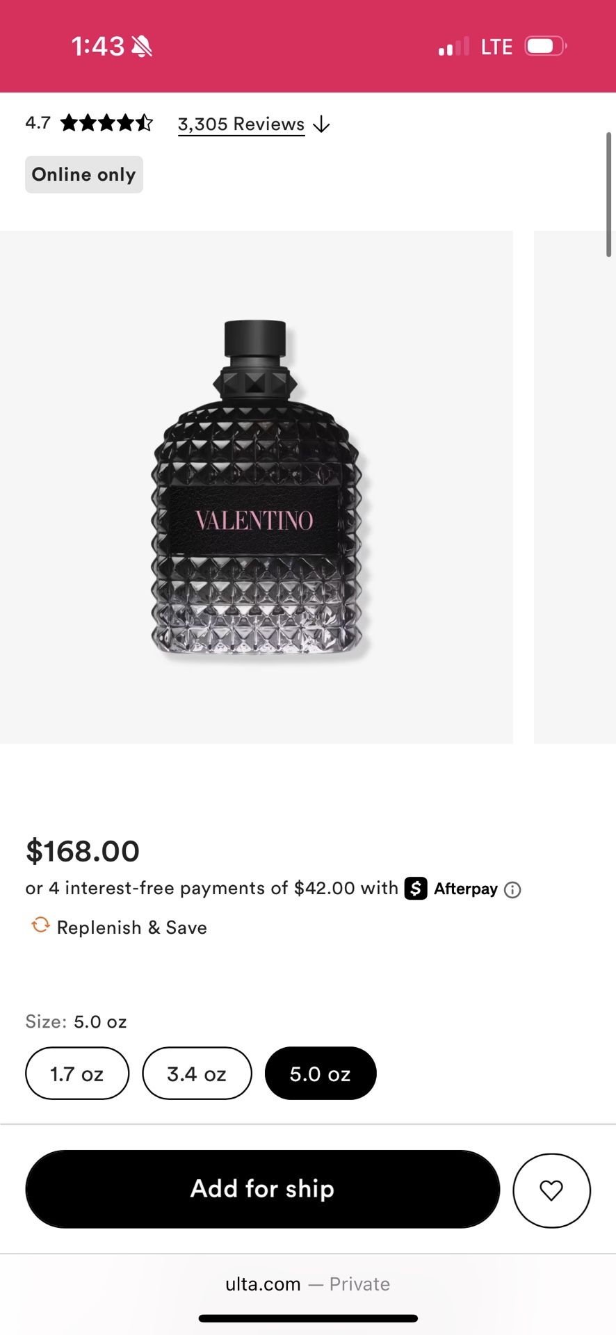Valentino cologne