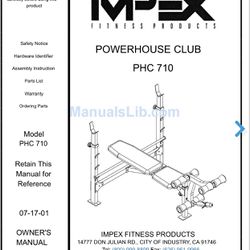 Impex Powerhouse 710 Bench Press