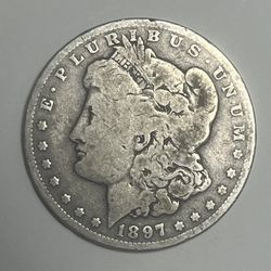 1897 O Morgan Silver Dollar