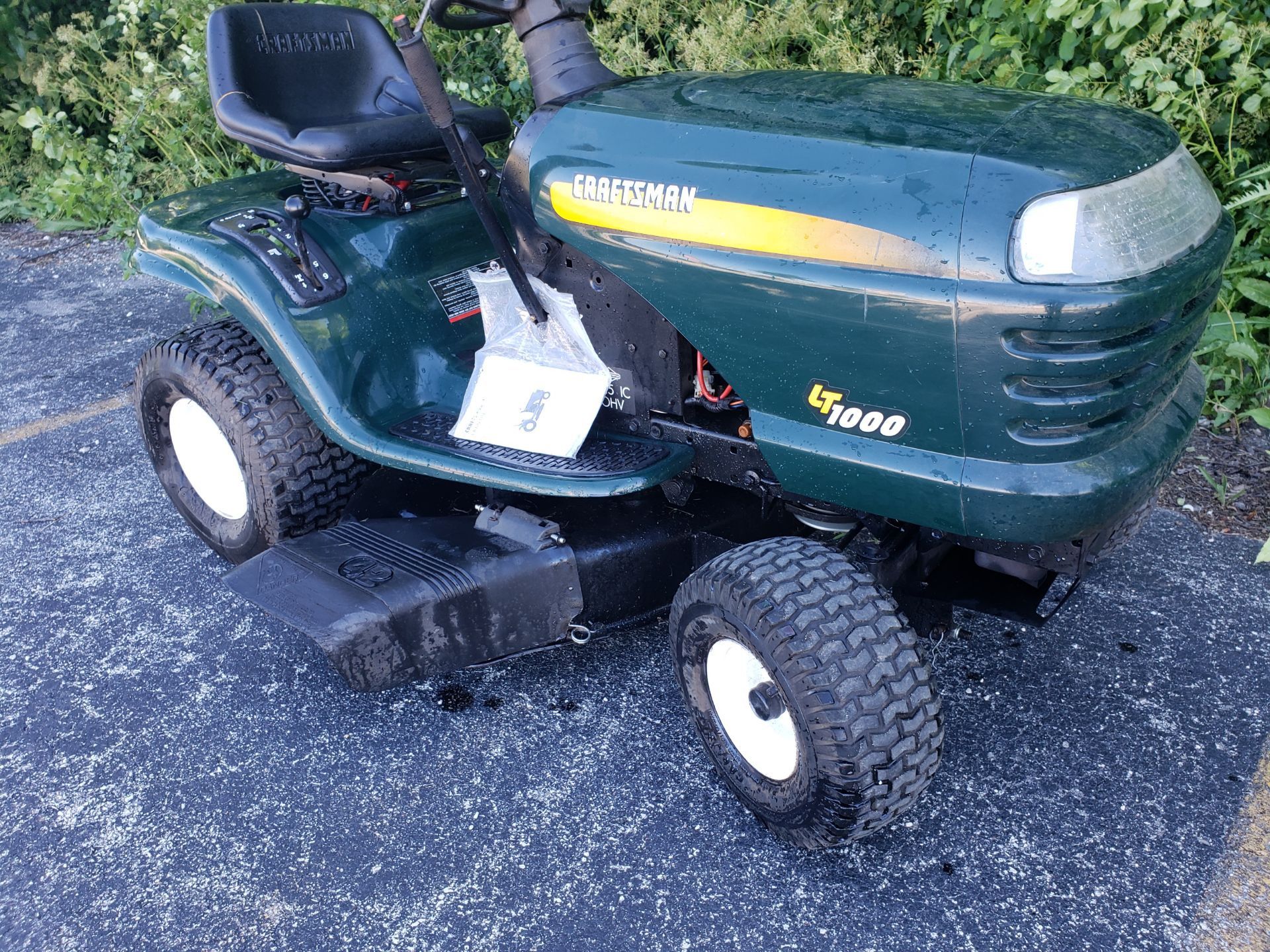 42" craftsman riding lawn mower tractor