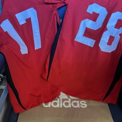 DCSC Red Game Jerseys 